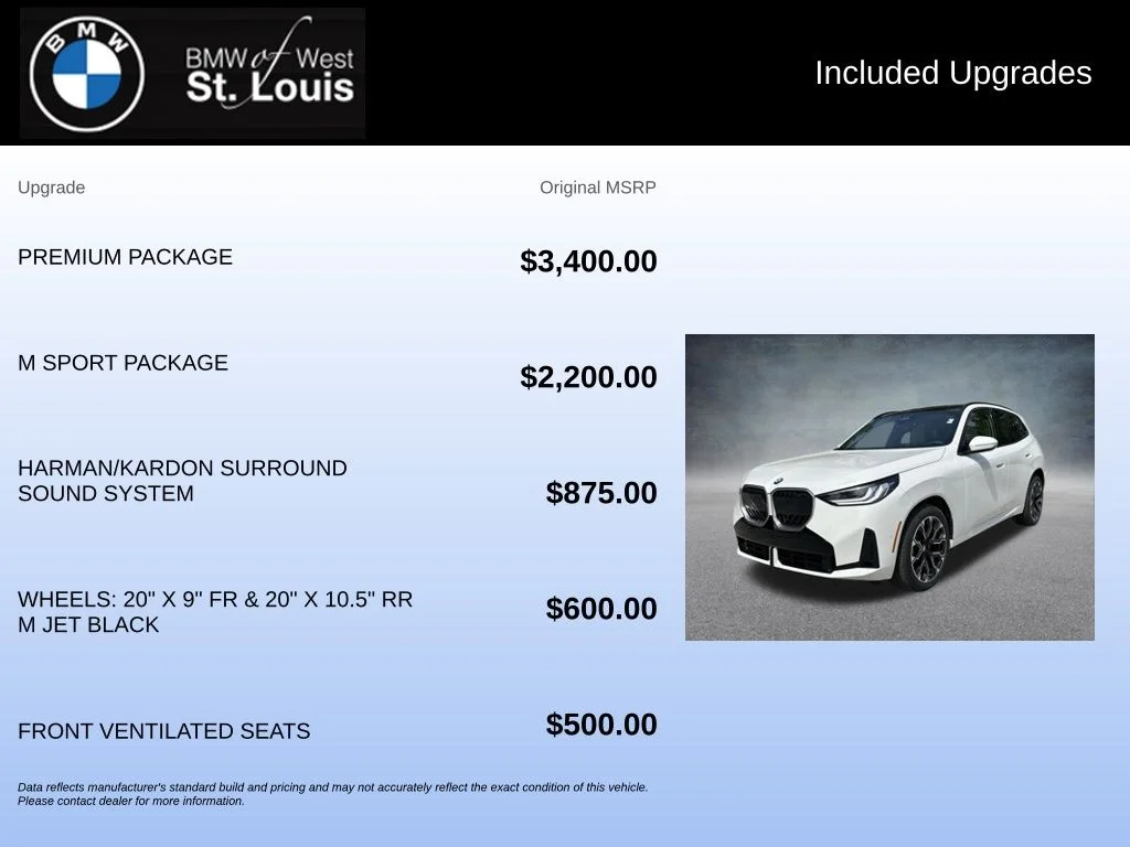 Used 2025 White BMW 30 xDrive image 20