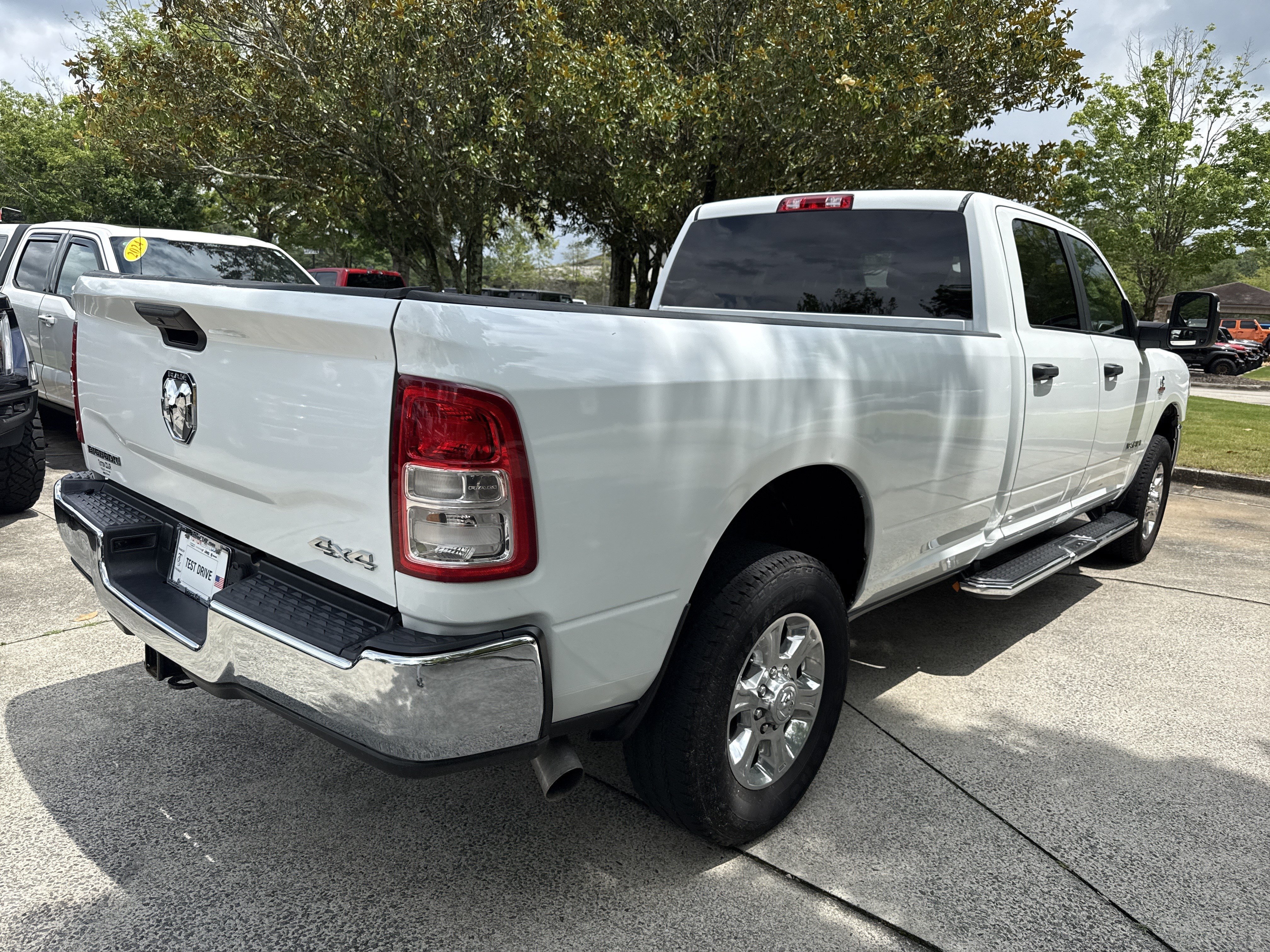 Used 2024 Bright White Clearcoat Ram Big Horn image 7