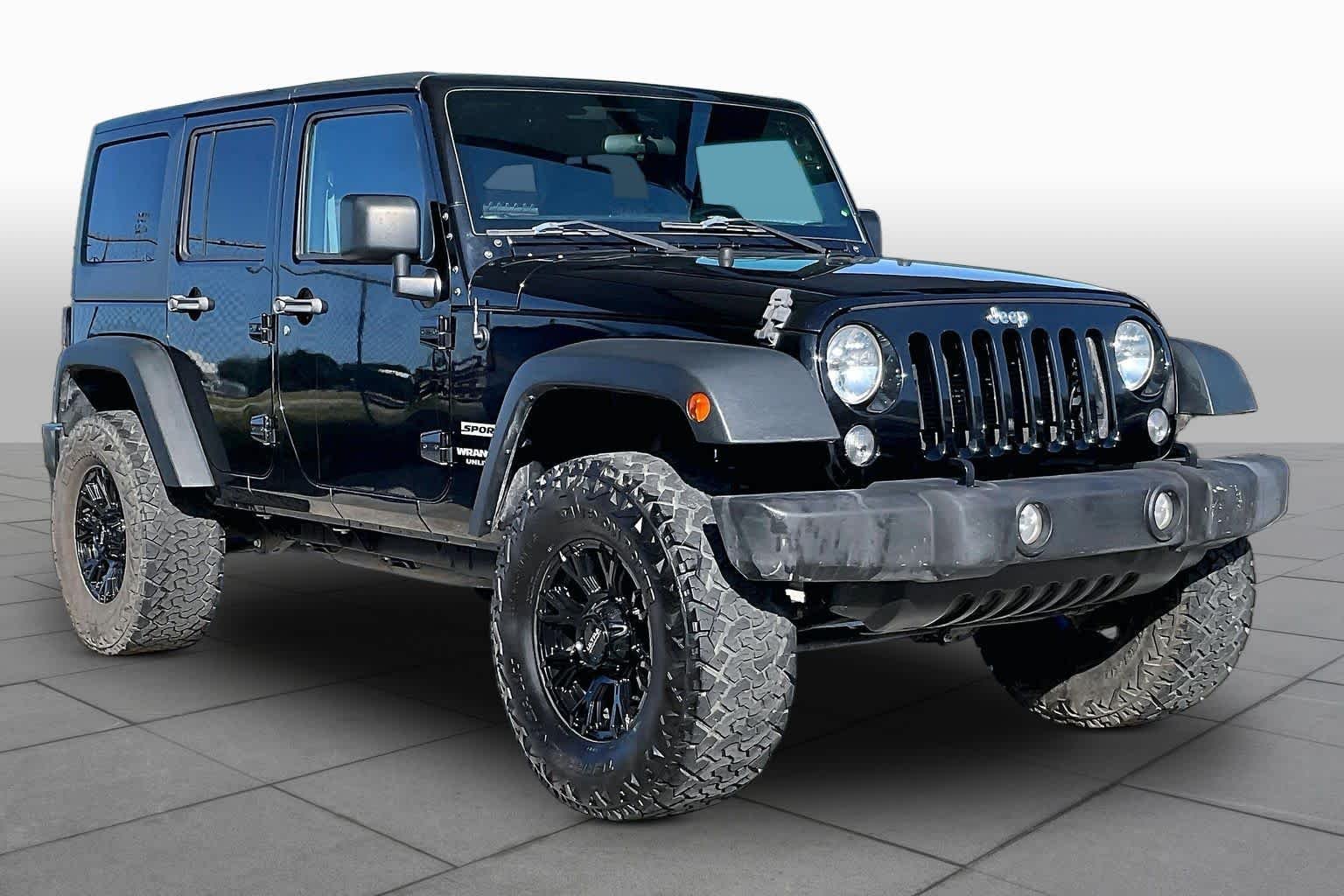 Used 2017 Black Clearcoat Jeep Sport image 3