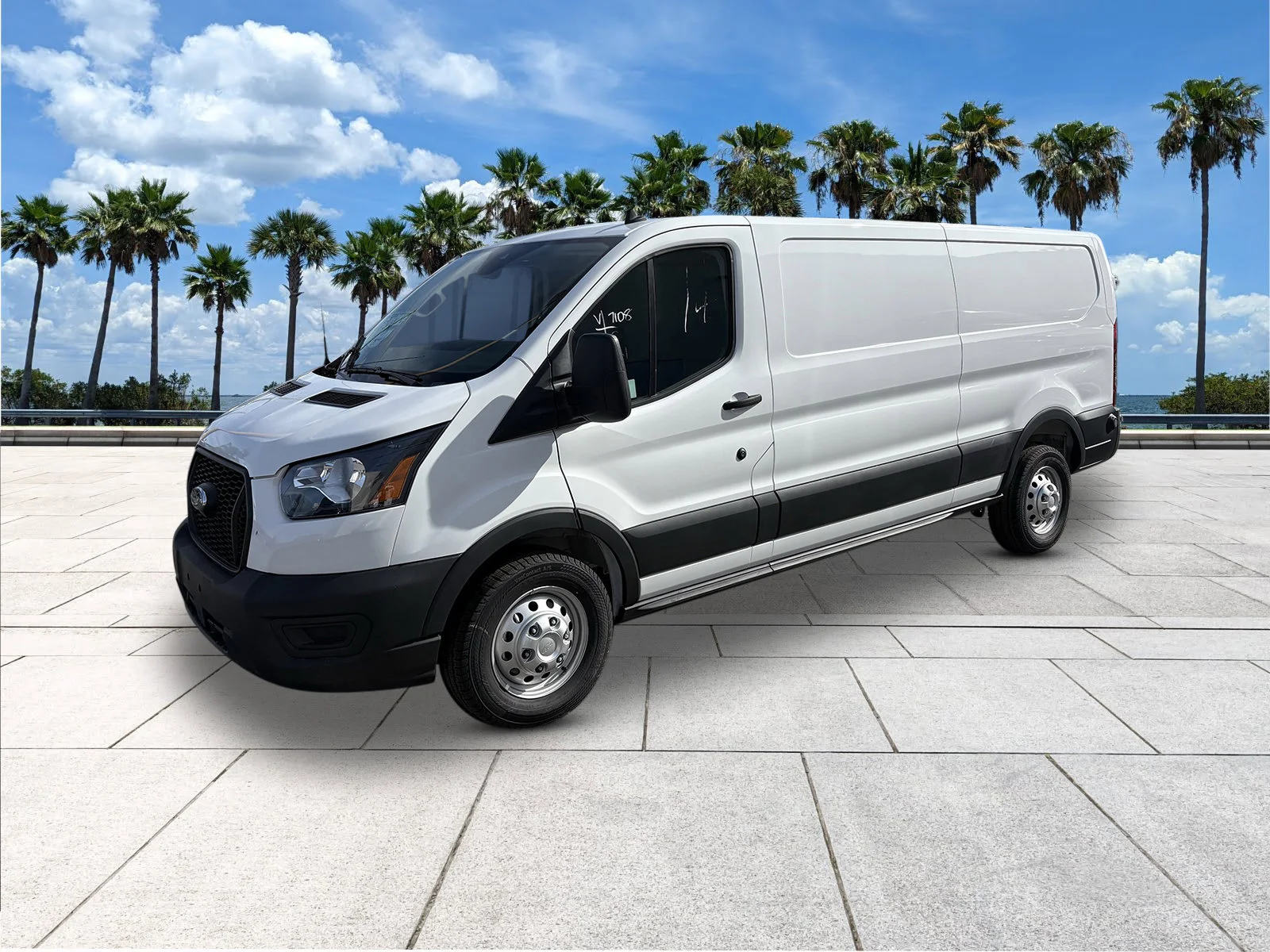 New 2025 Oxford White Ford Cargo Van image 4