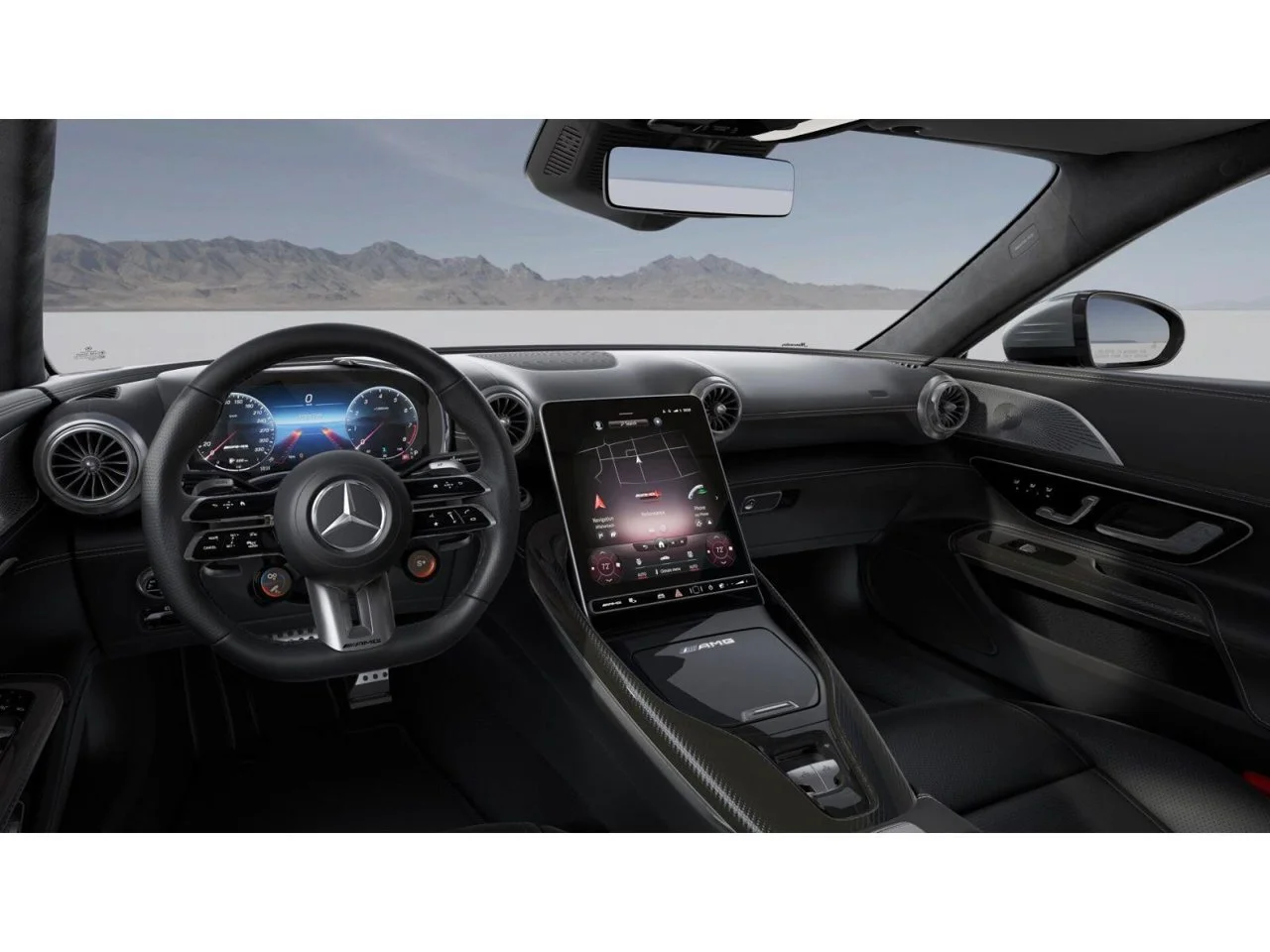 New 2027 Selenite Grey Metallic Mercedes-Benz AMG® SL 55 Roadster image 3
