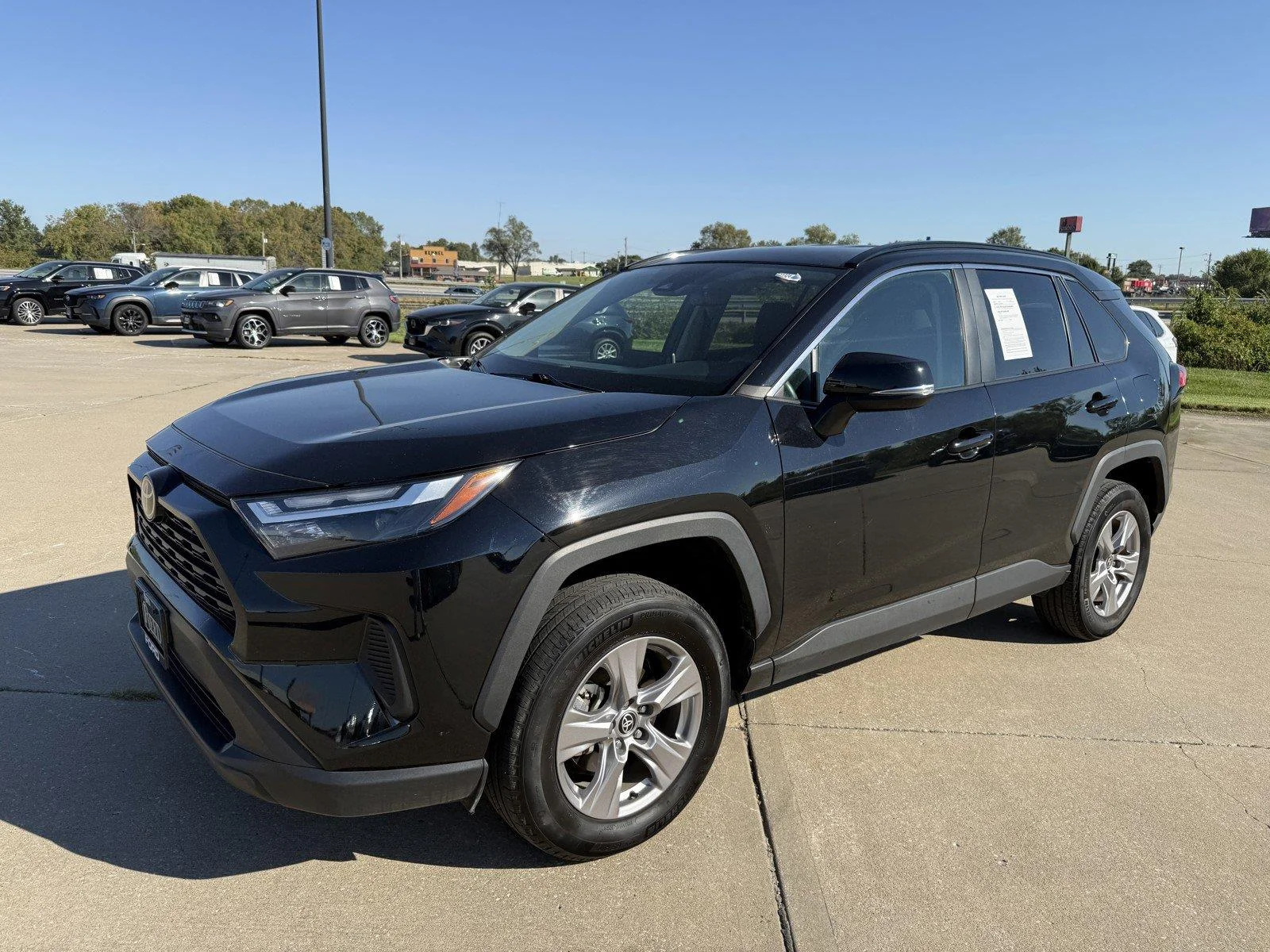 Certified Used 2025 Midnight Black Metallic Toyota XLE image 4
