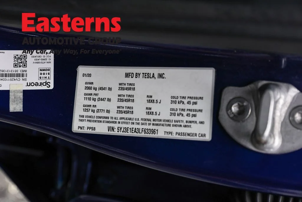 Used 2020 Blue Tesla Standard image 31