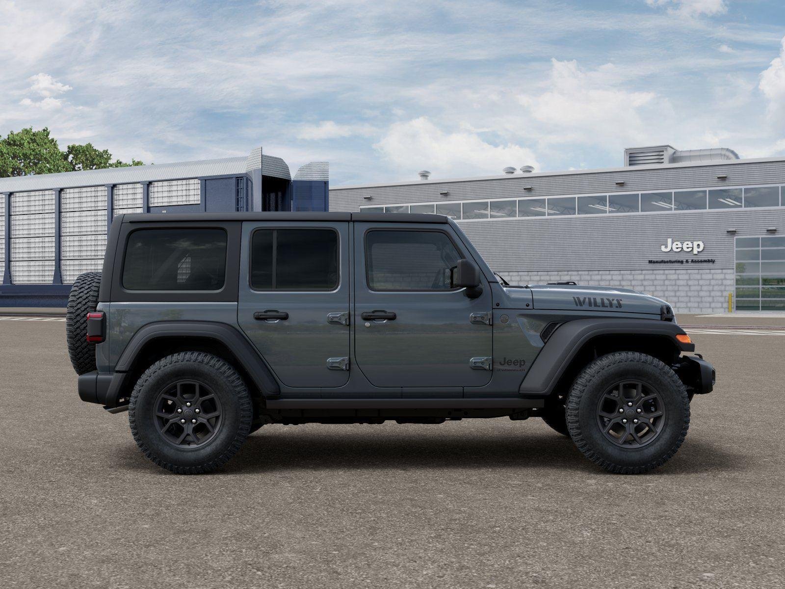 New 2026 Anvil Clear-Coat Exterior Paint Jeep WRANGLER 4-DOOR WILLYS image 21