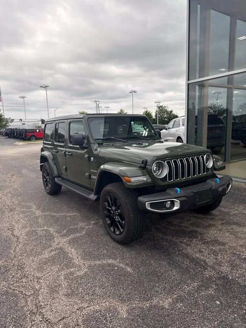 Used 2024 Green Jeep Sahara 4xe image 3