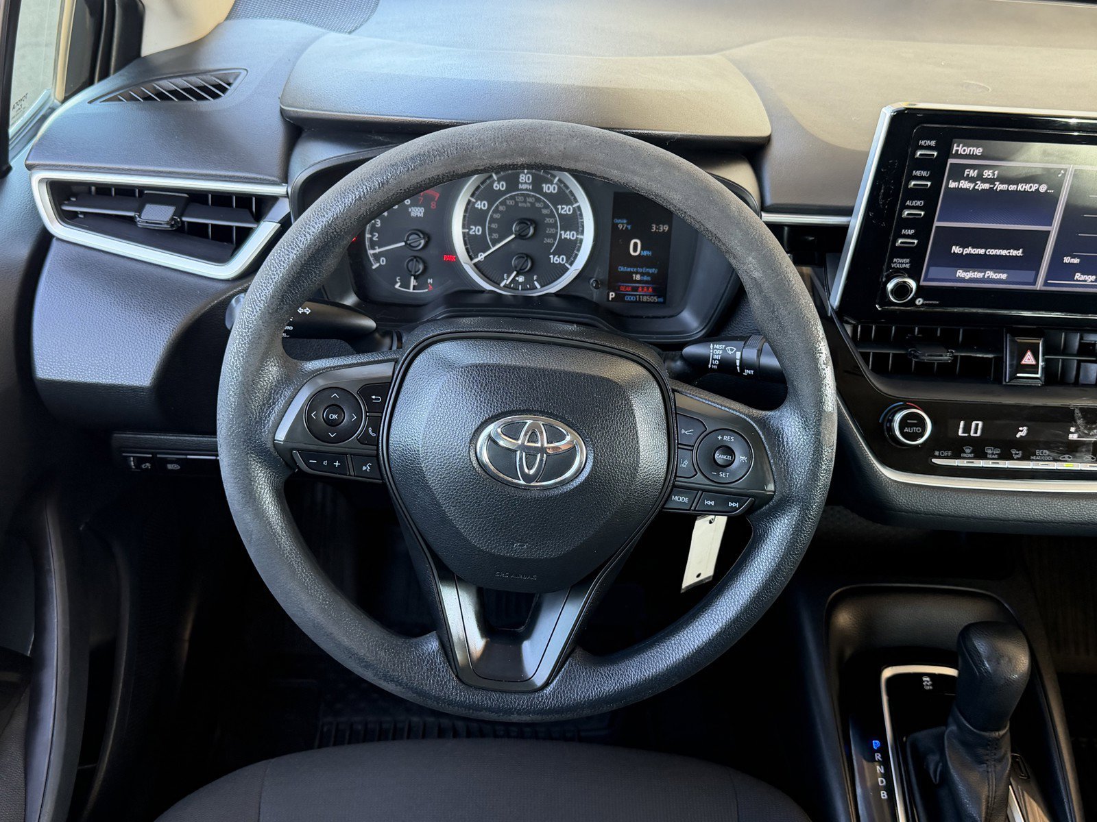 Used 2021 Black Sand Pearl Toyota LE image 23