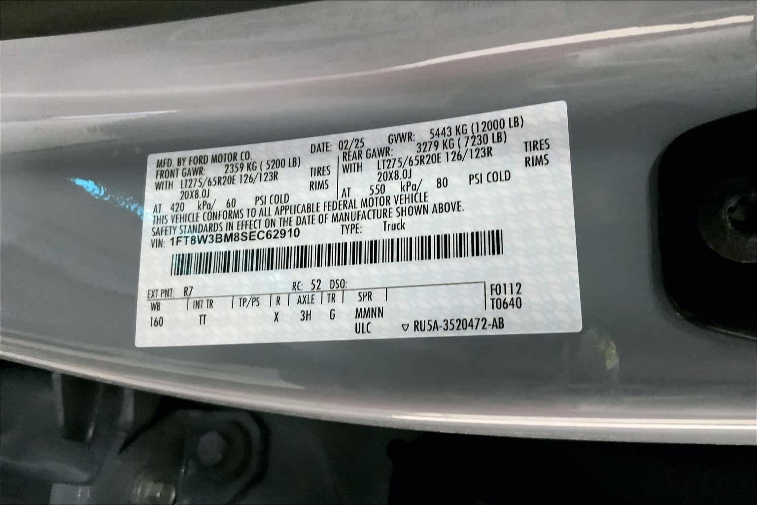 Used 2025 Glacier Gray Metallic Tri-Coat Ford Platinum image 21