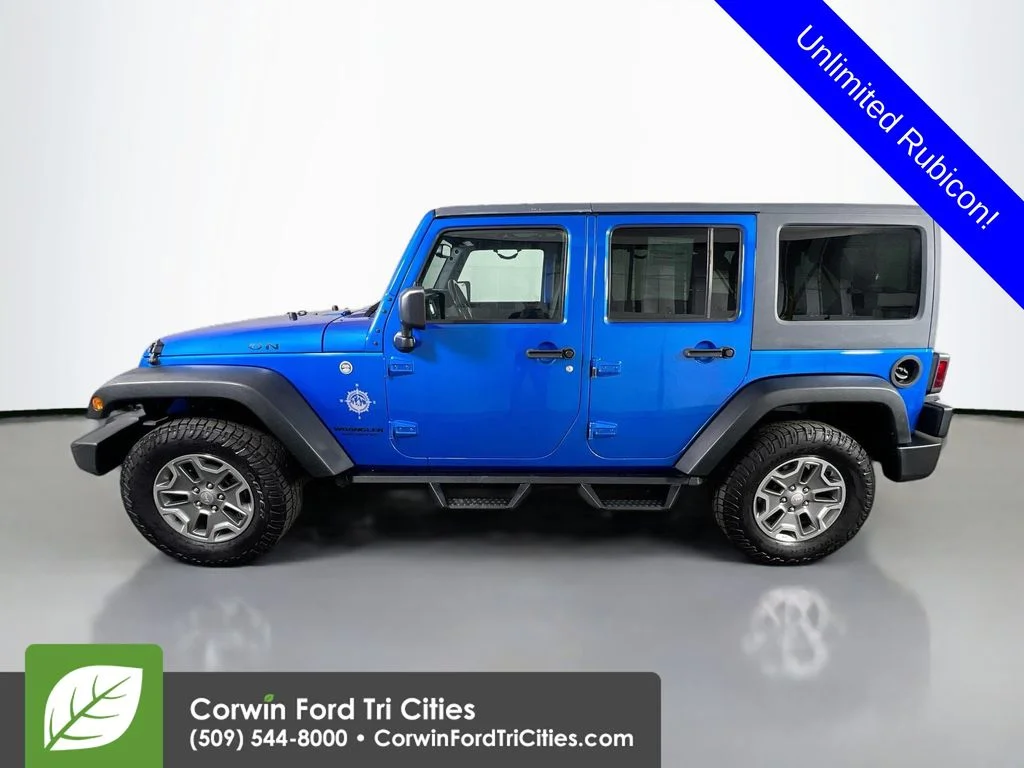 Used 2016 Blue Jeep Unlimited Rubicon image 6