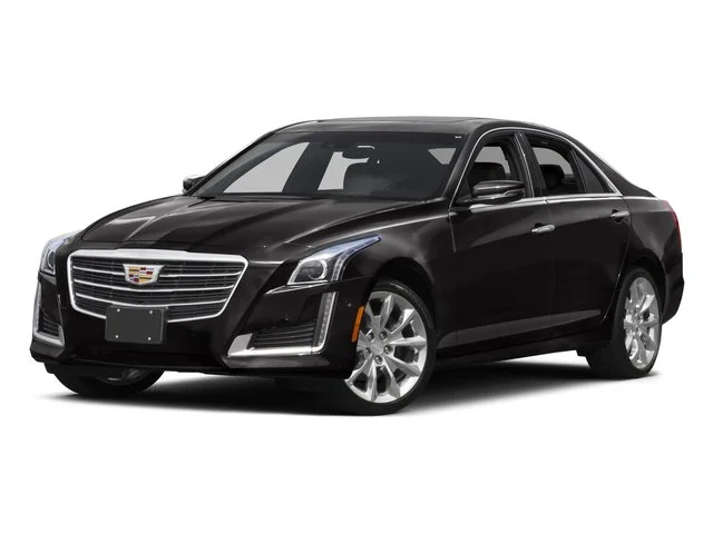 Used 2016 Crystal White Tricoat Cadillac V-Sport Premium RWD image 1