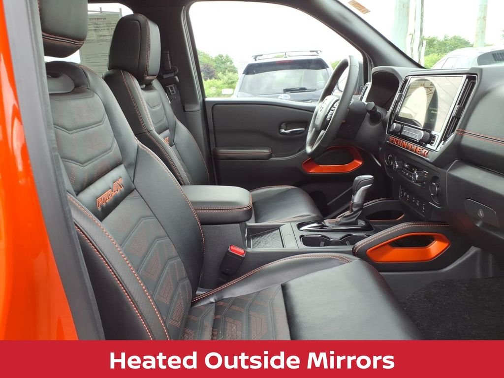 Used 2025 Afterburn Orange Nissan PRO-4X premium W/LEATHER, SUNROOF & ONLY 5k MILES! image 28