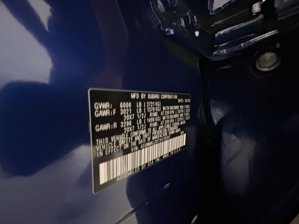 Used 2026 Blue Subaru Onyx Edition Touring image 20