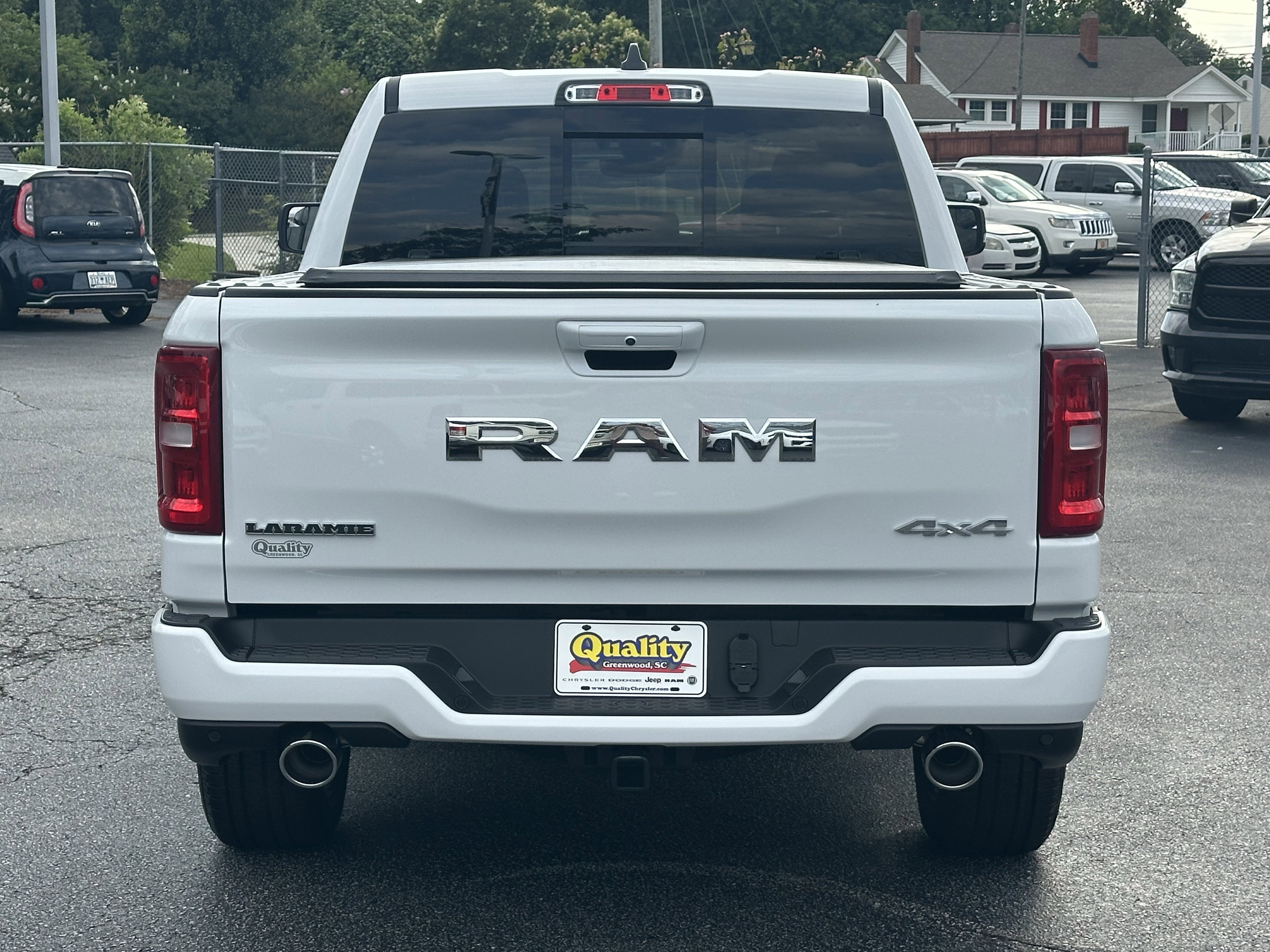 New 2026 Bright White Clear-Coat Exterior Paint RAM Laramie image 7