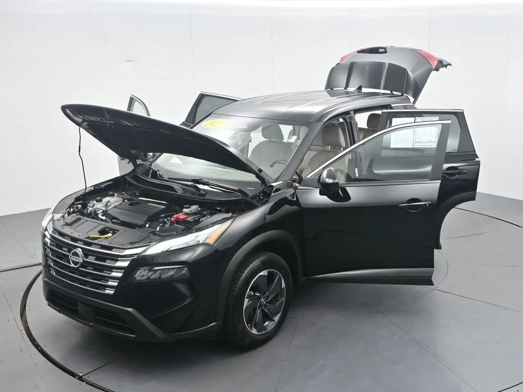 Certified Used 2025 Black Nissan SV image 49