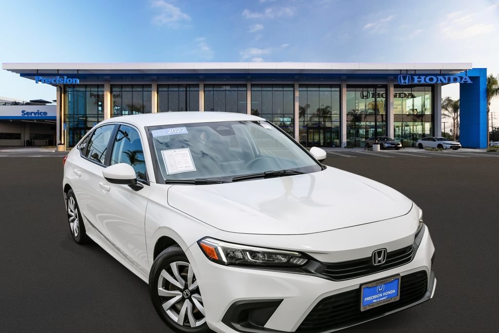 Certified Used 2022 Platinum White Pearl Honda LX image 28