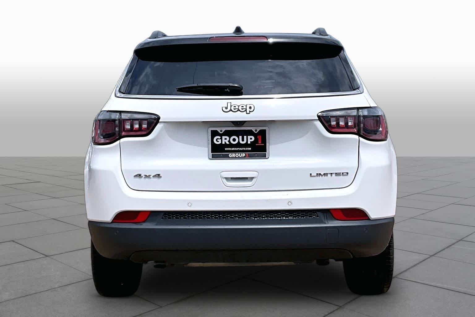 Used 2025 Bright White Clearcoat Jeep Limited image 4