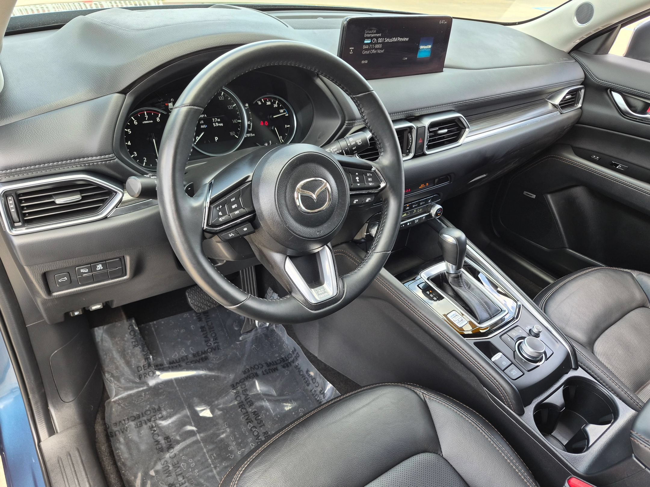 Used 2021 Eternal Blue Mica Mazda Grand Touring AWD image 10