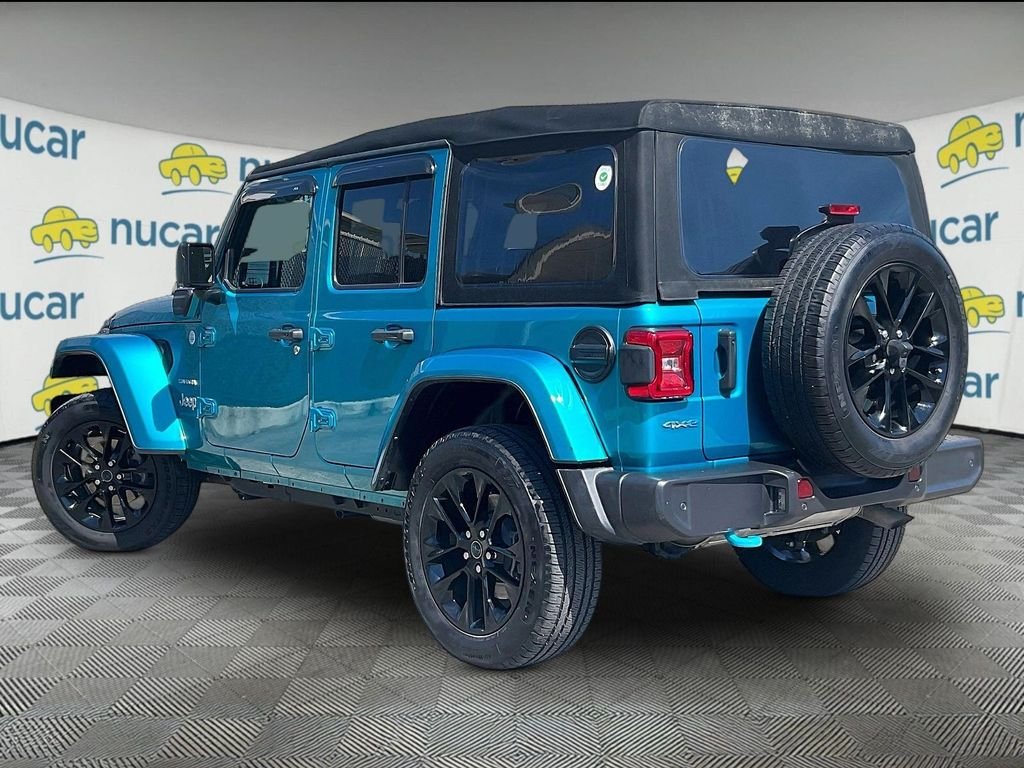 Used 2024 Beige Jeep Sahara 4xe image 4