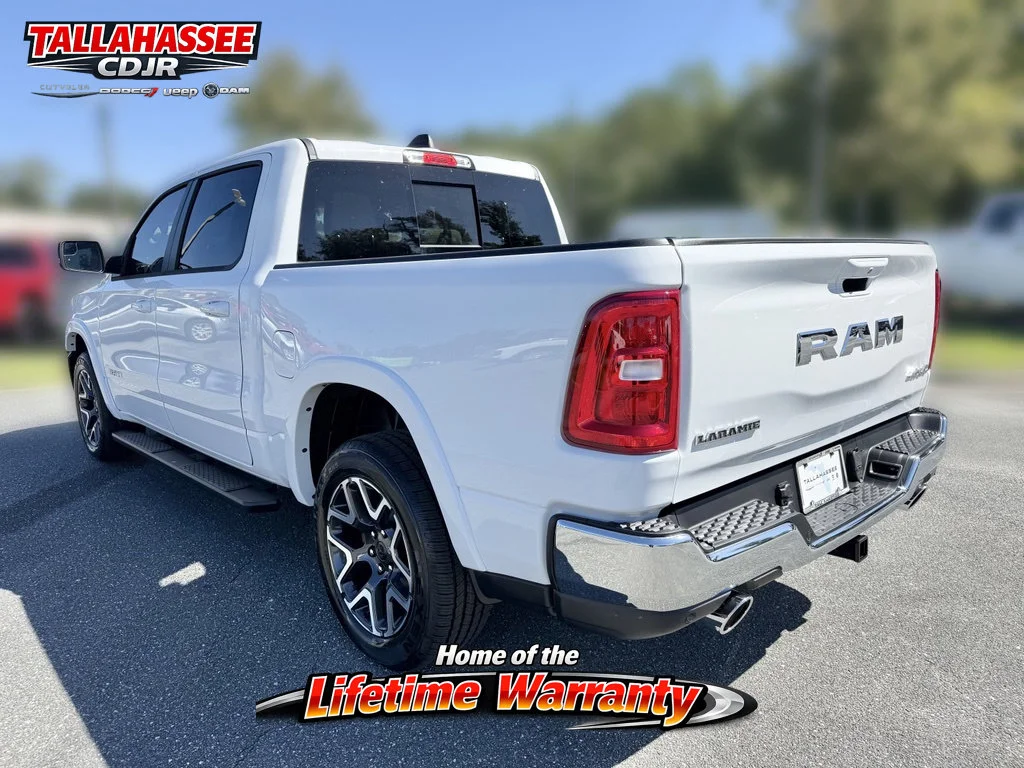 New 2027 Bright White Clear-Coat Exterior Paint RAM Laramie image 9