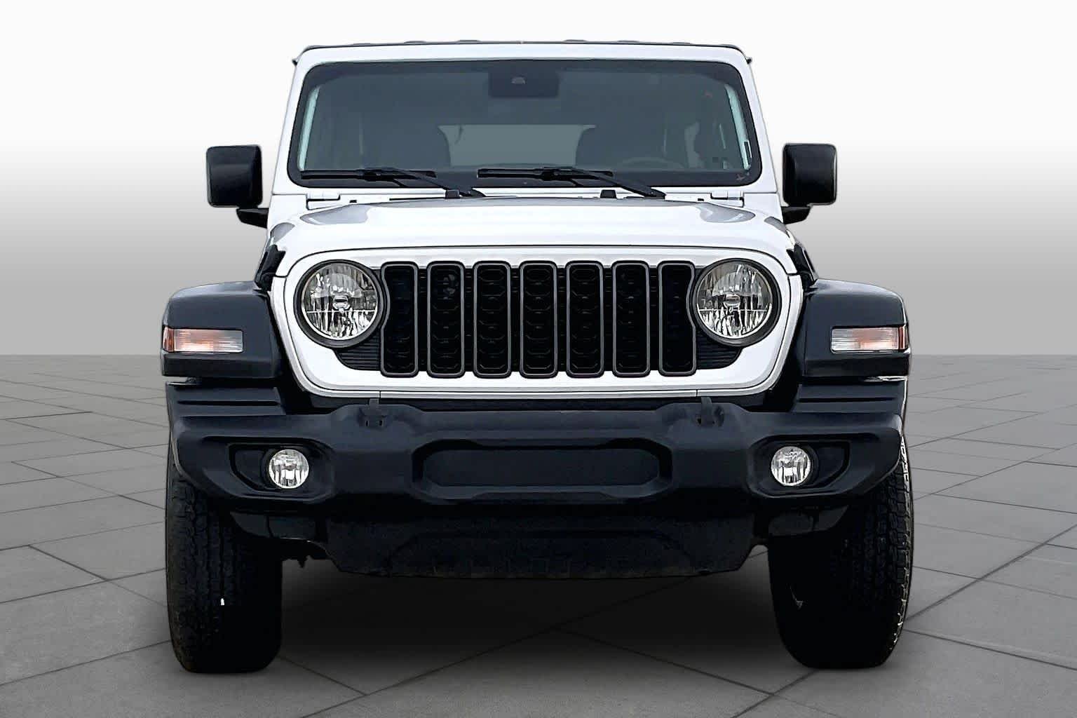 Used 2024 Bright White Clearcoat Jeep Sport S image 3