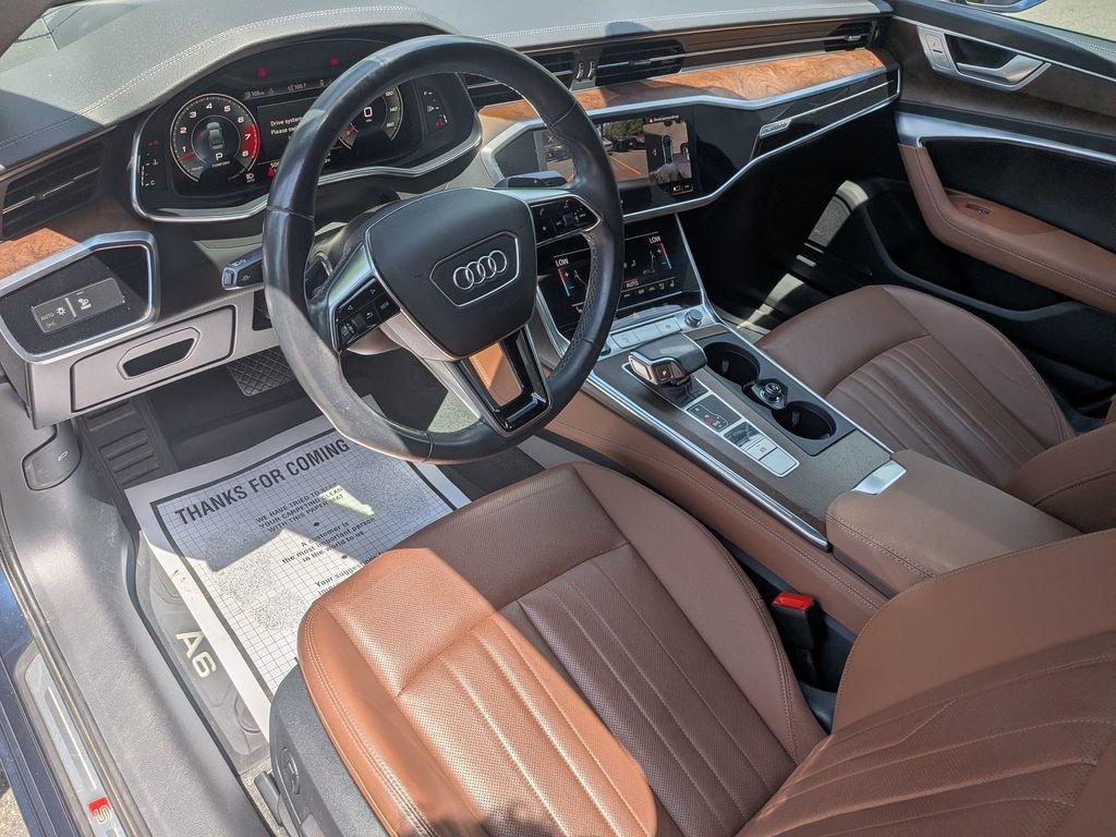 Used 2021 Blue Audi 3.0T Premium Plus image 11