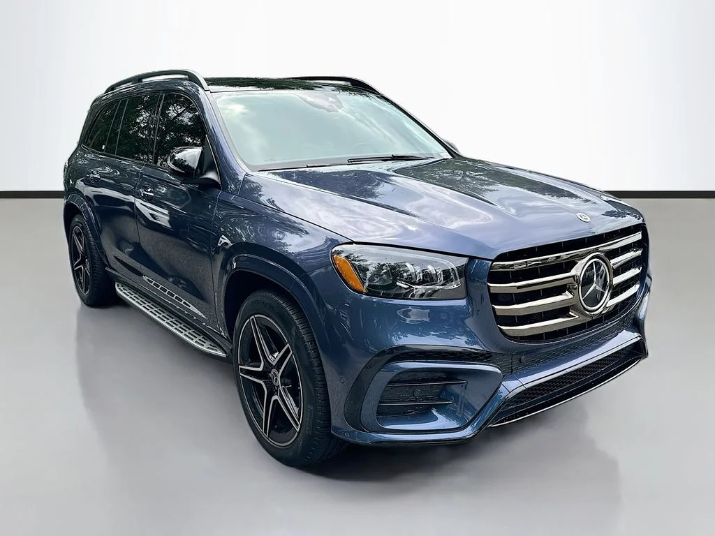 Certified Used 2026 Twilight Blue Metallic Mercedes-Benz GLS 450 image 3