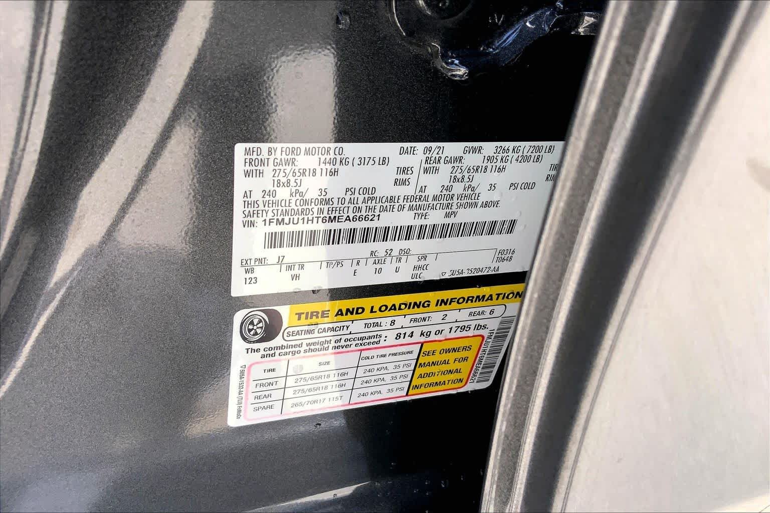 Used 2021 Magnetic Metallic Ford XLT image 35