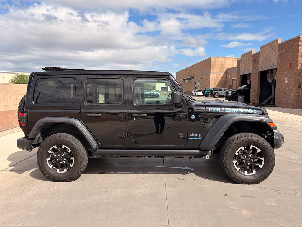 Certified Used 2024 Black Jeep Rubicon 4xe image 9