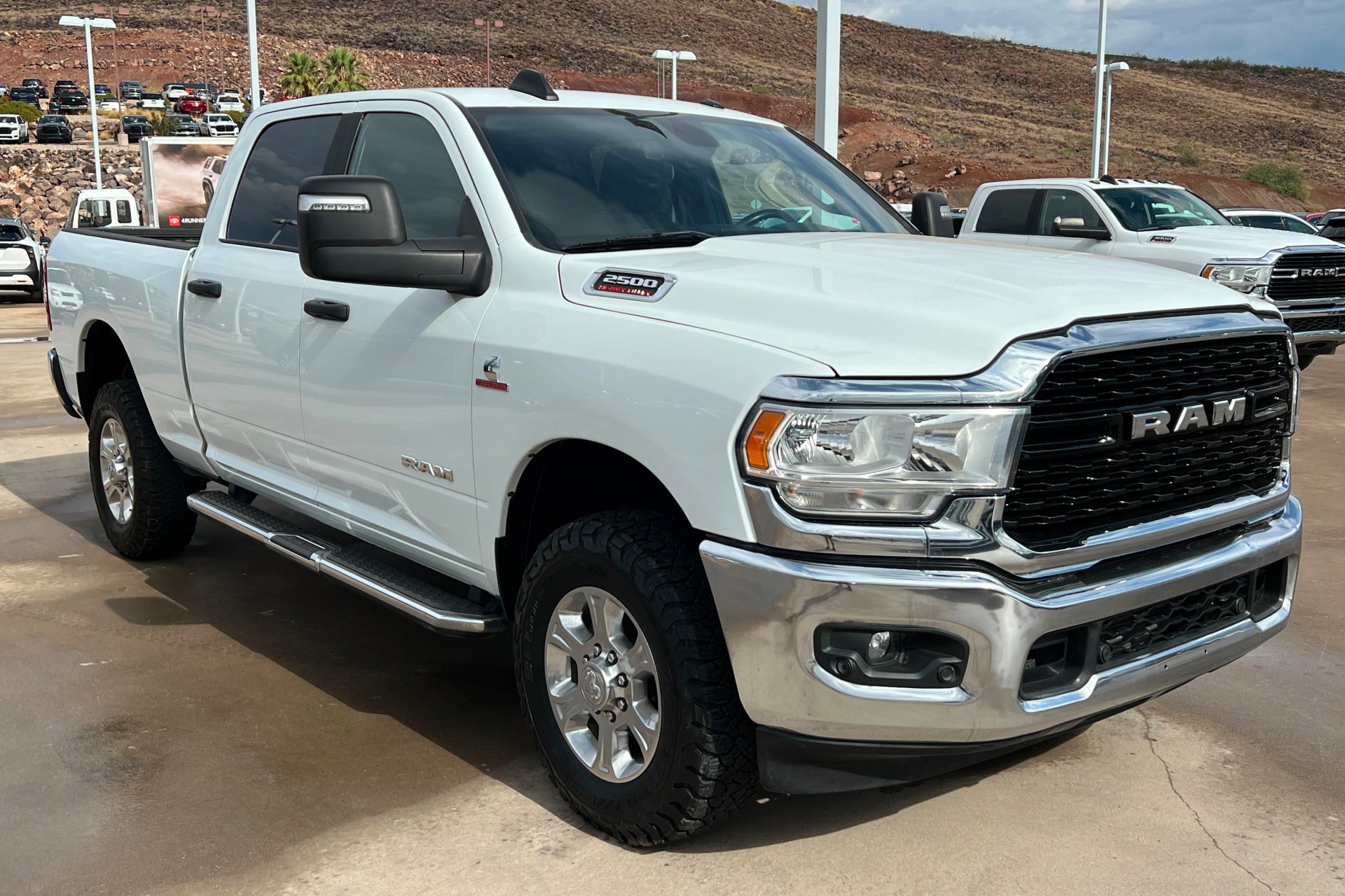 Used 2024 Bright White Clearcoat Ram Big Horn image 8