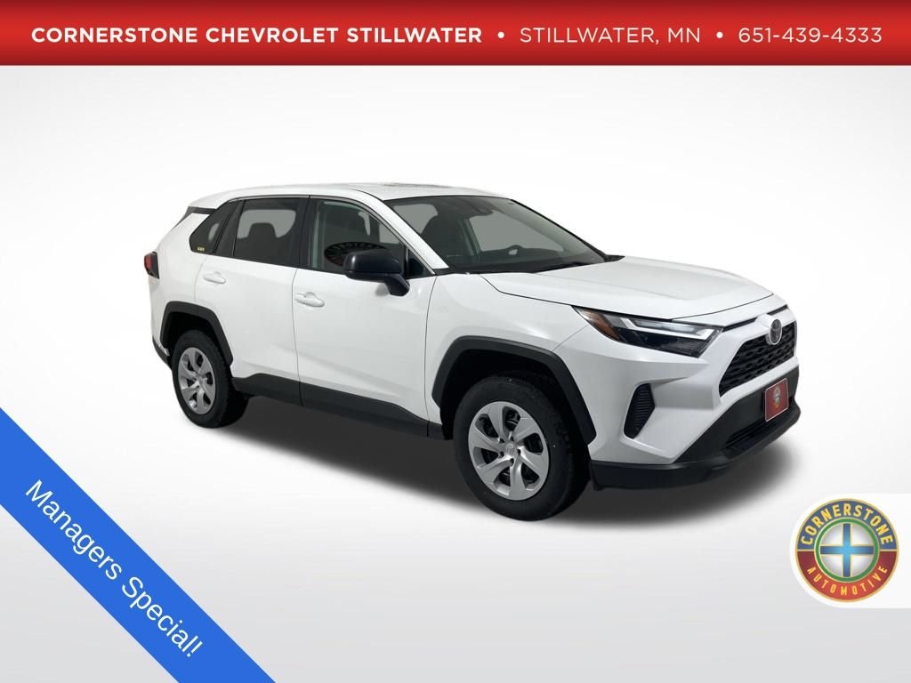Used 2024 White Toyota LE image 1