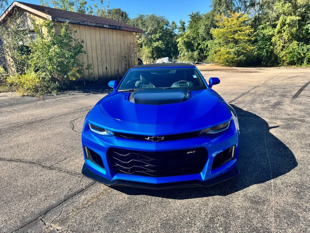 Used 2024 Riptide Blue Metallic Chevrolet ZL1 image 2