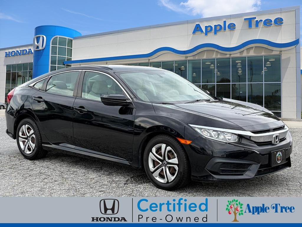 Used 2018 Honda Civic LX with VIN 19XFC2F53JE022941 for sale in Fletcher, NC