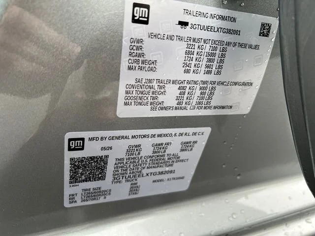 New 2026 Sterling Metallic GMC AT4 image 33