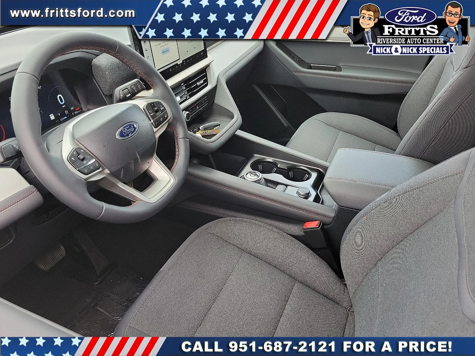 New 2026 Star White Metallic Tri-Coat Ford Active image 3