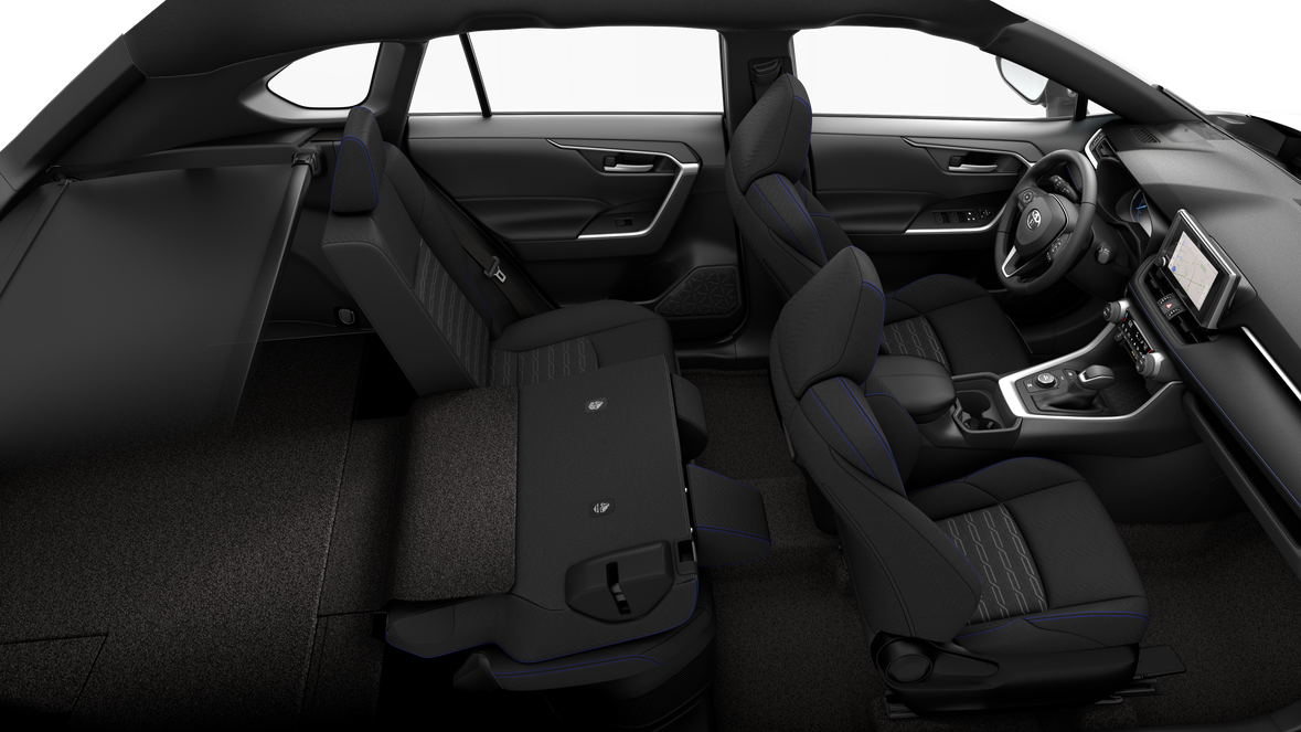 New 2025 Cavalry Blue Toyota Hybrid SE image 7