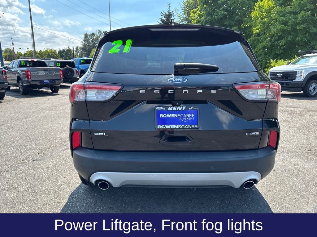 Certified Used 2021 Agate Black Metallic Ford SEL image 6