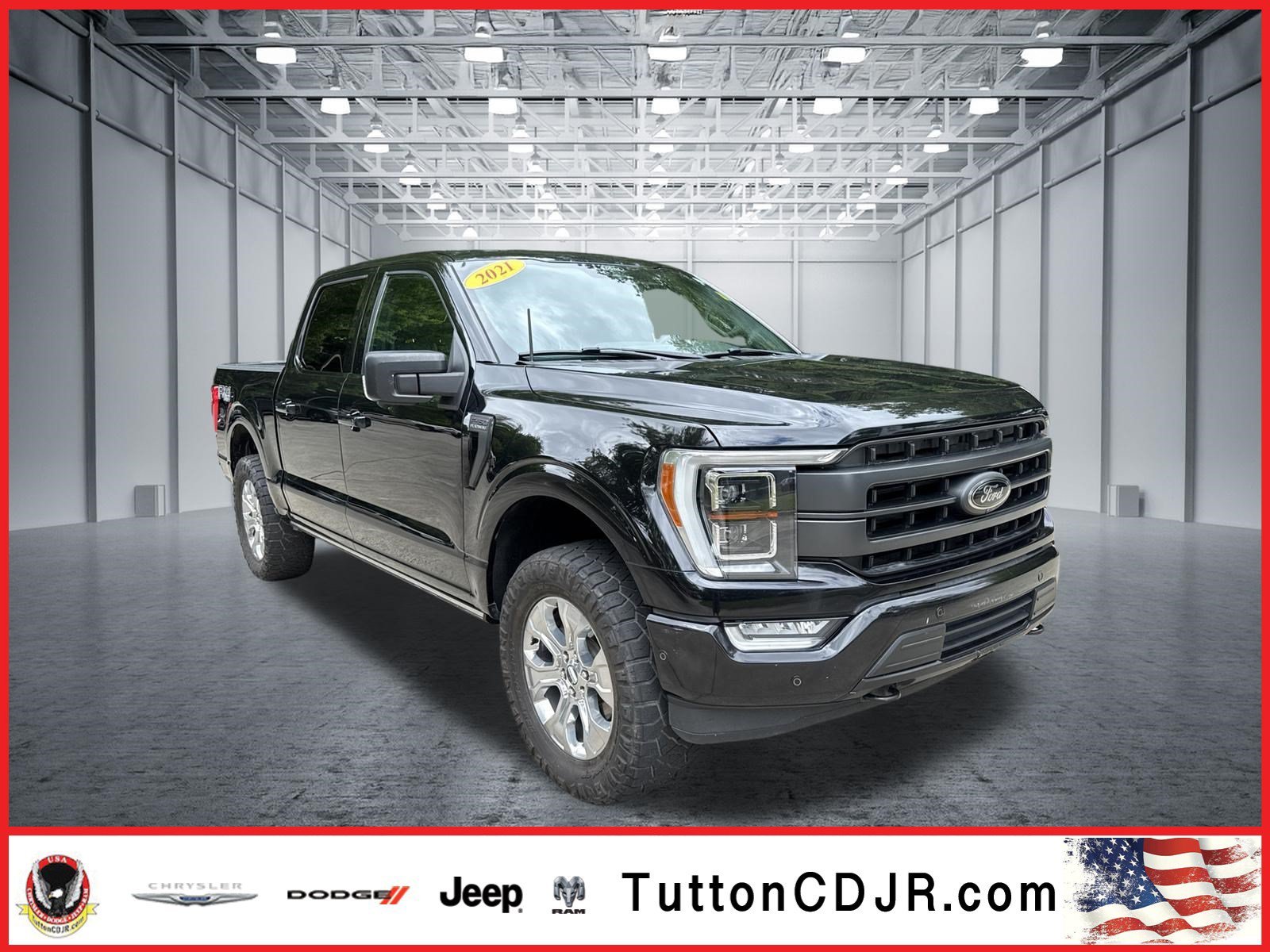 Used 2021 Black Metallic Ford Platinum image 1