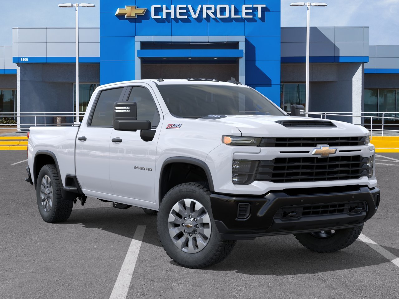 2026 Chevrolet Silverado 2500 HD Custom White at Classic Elite Chevrolet Sugar Land
