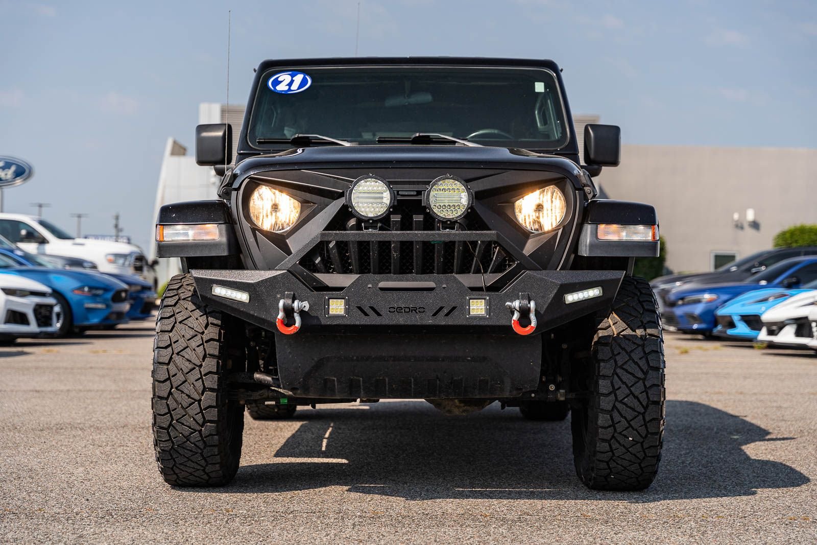 Certified Used 2021 Black Jeep Unlimited Sahara image 2