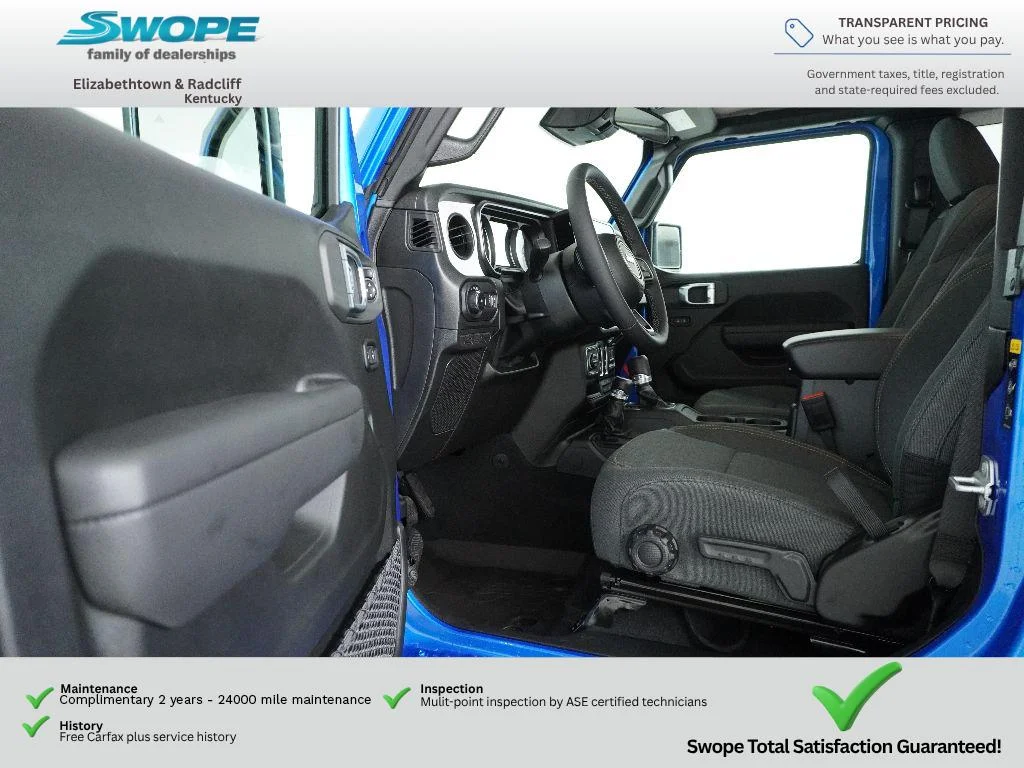New 2026 Hydro Blue Pearl-Coat Exterior Paint Jeep Sport S image 19