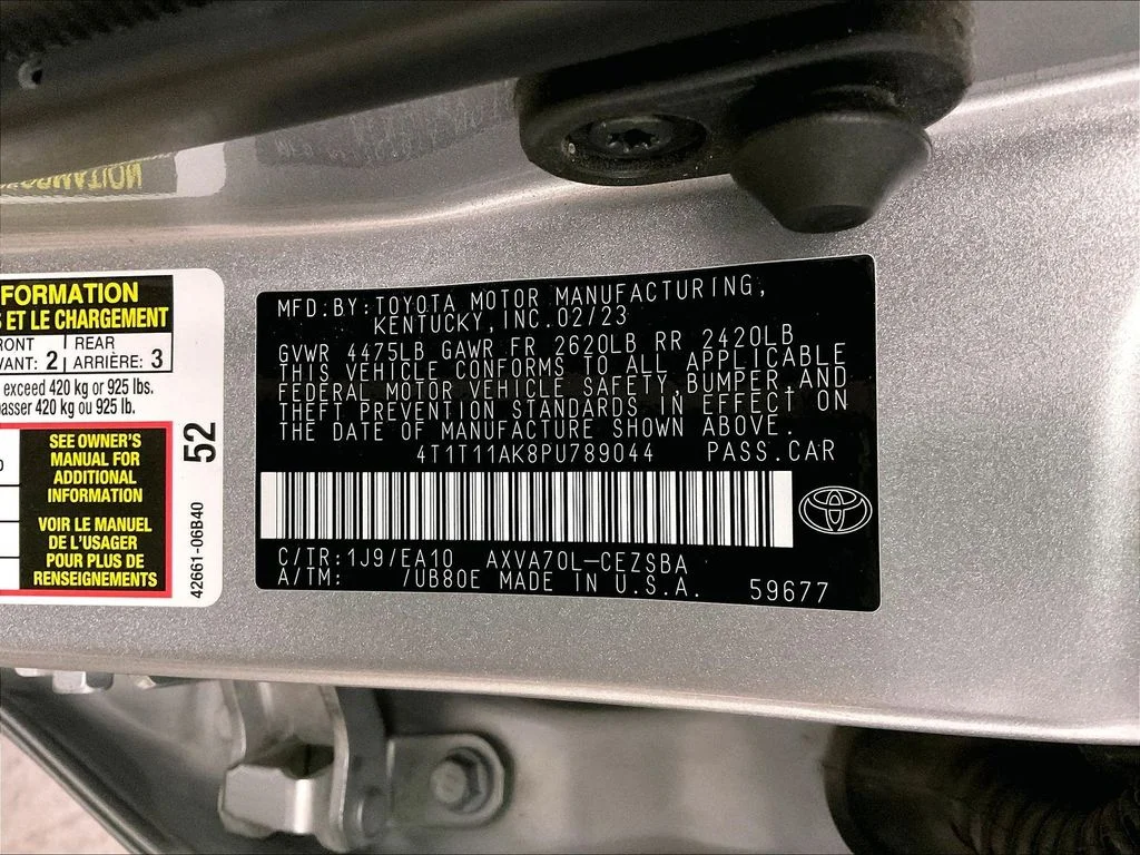 Certified Used 2023 Silver Toyota SE image 39