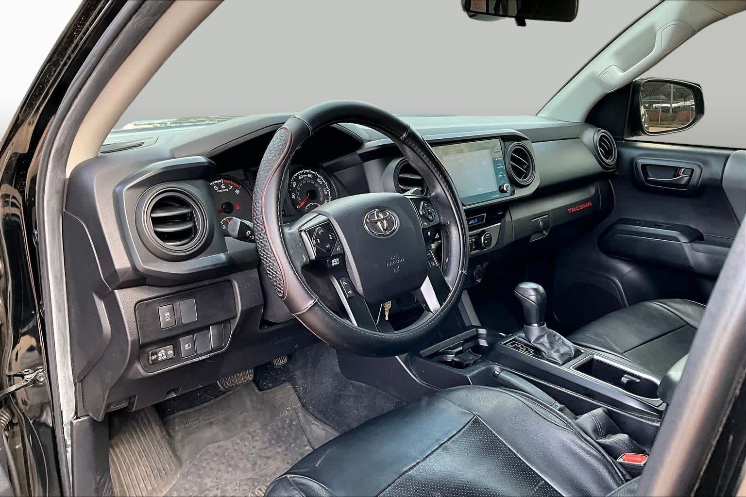 Used 2022 Midnight Black Metallic Toyota TRD Sport image 17