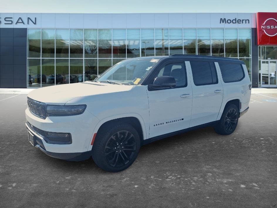 Used 2024 Bright White Clearcoat Jeep Series II image 1