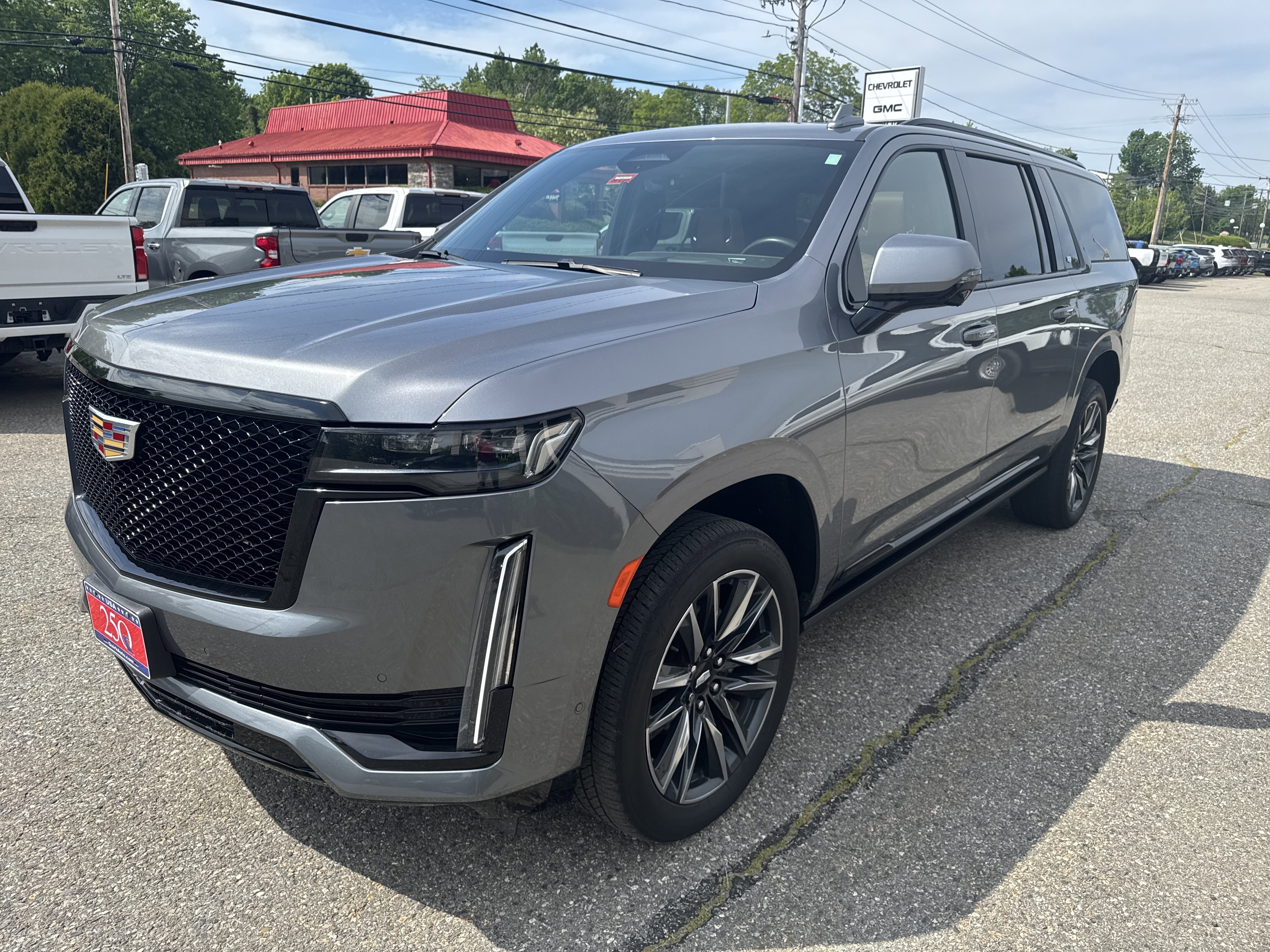 Used 2022 Satin Steel Metallic Cadillac Sport image 1