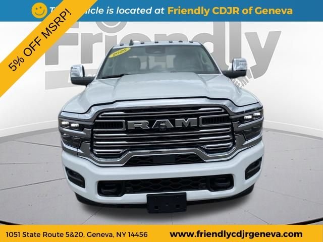 New 2026 Bright White Clear-Coat Exterior Paint RAM Laramie image 8