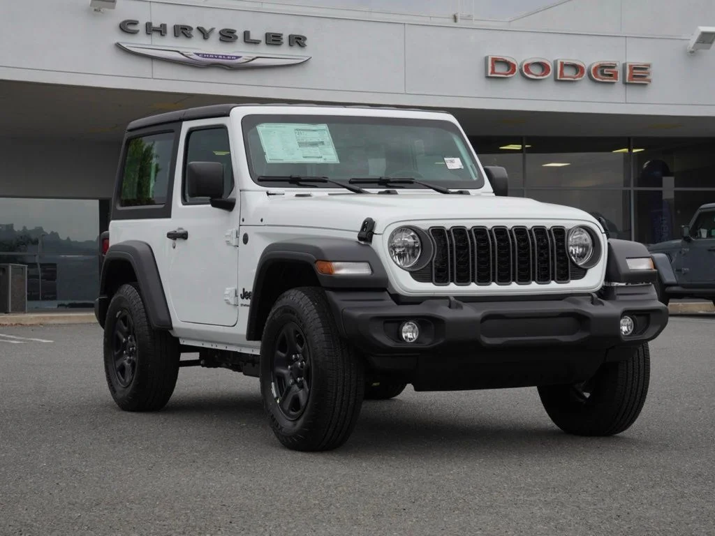 New 2026 Bright White Clear-Coat Exterior Paint Jeep Sport image 1