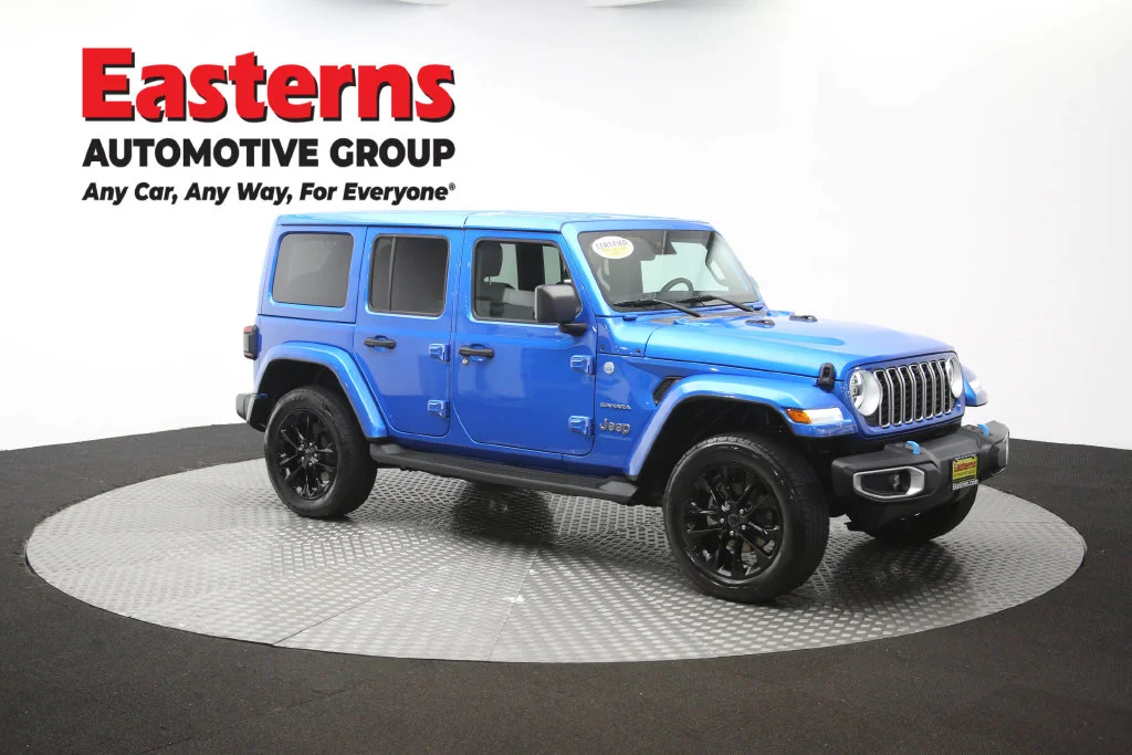 Used 2024 Blue Jeep Sahara 4xe image 50