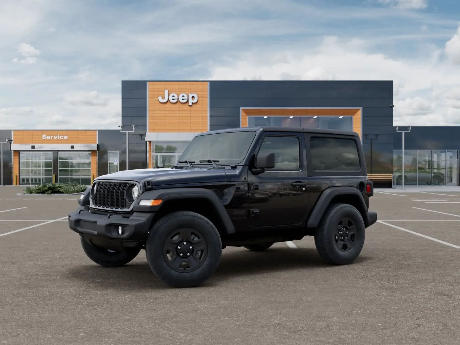 New 2026 Black Clearcoat Jeep Sport image 2