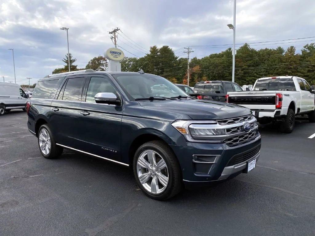 Used 2024 Blue Metallic Ford Platinum image 1