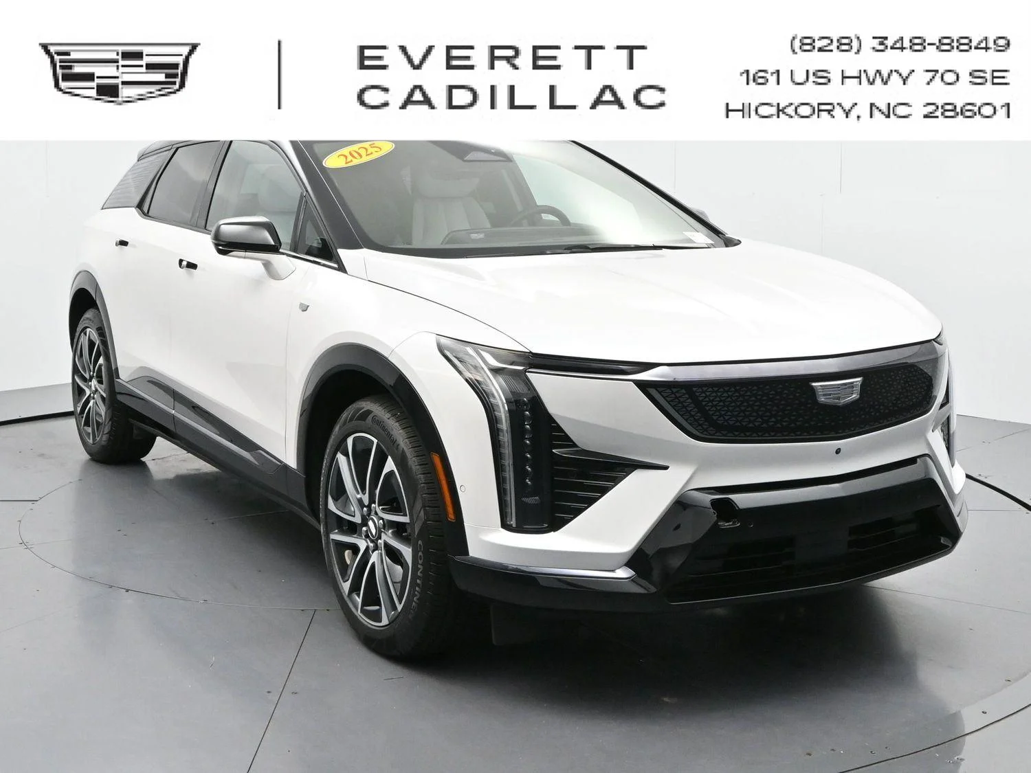 Used 2025 Crystal White Tricoat Cadillac Sport 1 image 1