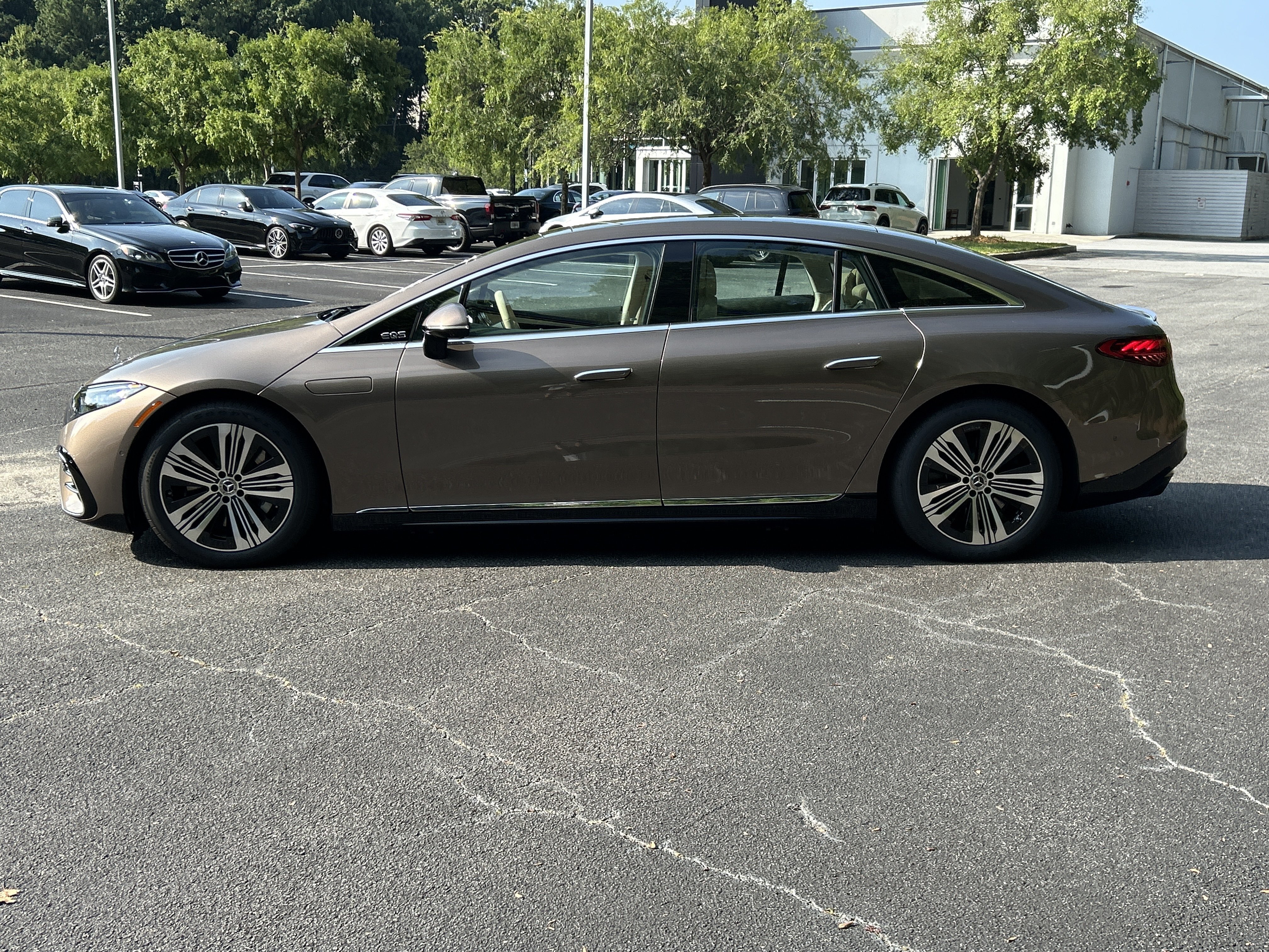 New 2026 Sonoran Brown Metallic Mercedes-Benz EQS 450 4MATIC® Sedan image 11